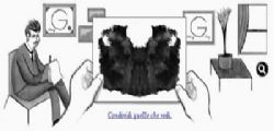 Google Doodle : test di Rorschach , tu cosa vedi? Google Doodle : test di Rorschach , tu cosa vedi?