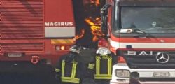 Incendio supermercato Roma dopo un furto