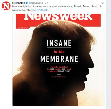 Donald Trump sulla copertina Newsweek Donald Trump sulla copertina Newsweek
