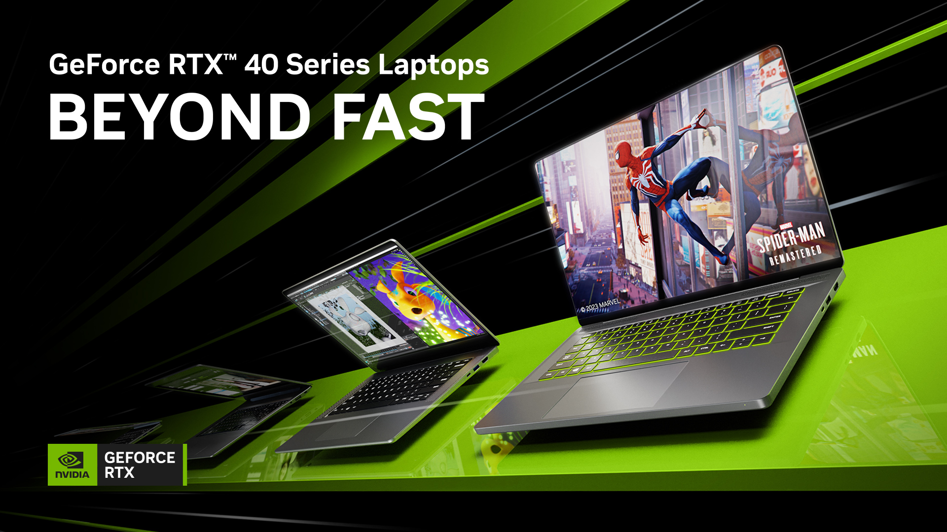 Nuovi laptop Studio alimentati dalle GPU GeForce RTX Serie 40