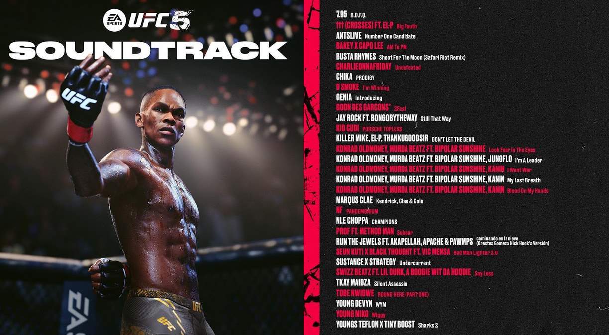Svelata la colonna sonora di EA SPORTS UFC 5