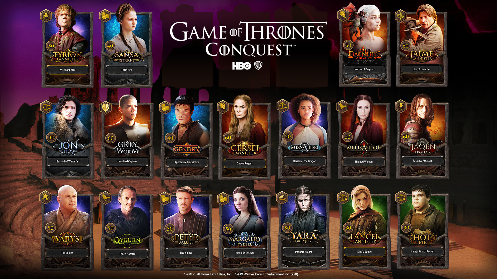 Warner Bros. Games I Arrivano gli eroi in Game of Thrones: Conquest