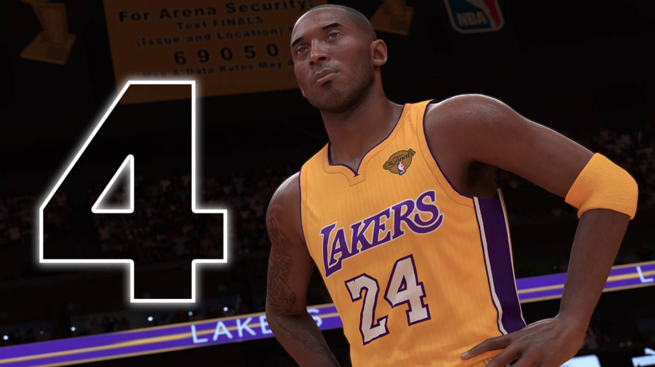 Kobe Bryant in NBA 2K24 con MAMBA MOMENTS