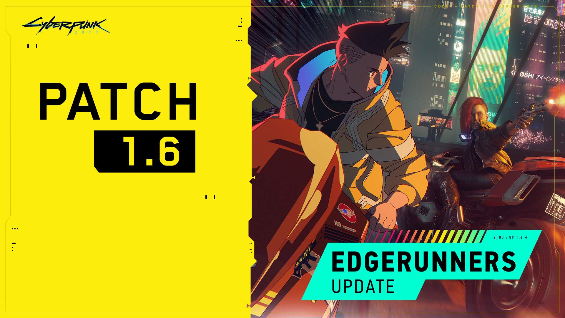 Disponibile la Patch 1.6 Edgerunners per Cyberpunk 2077