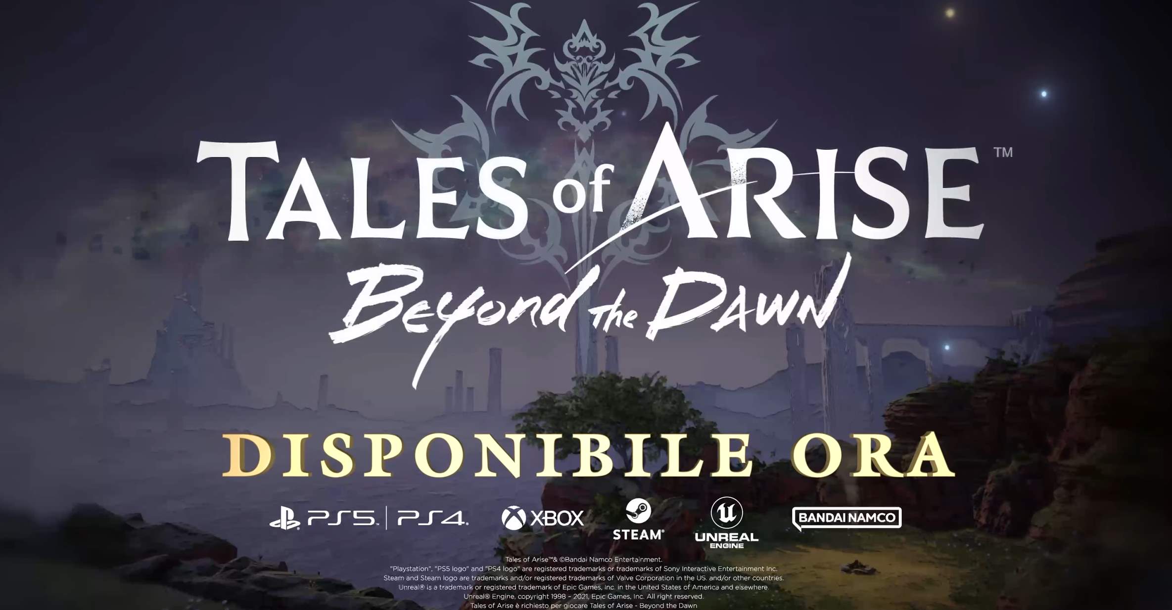 ALES OF ARISE - BEYOND THE DAWN È ORA DISPONIBILE