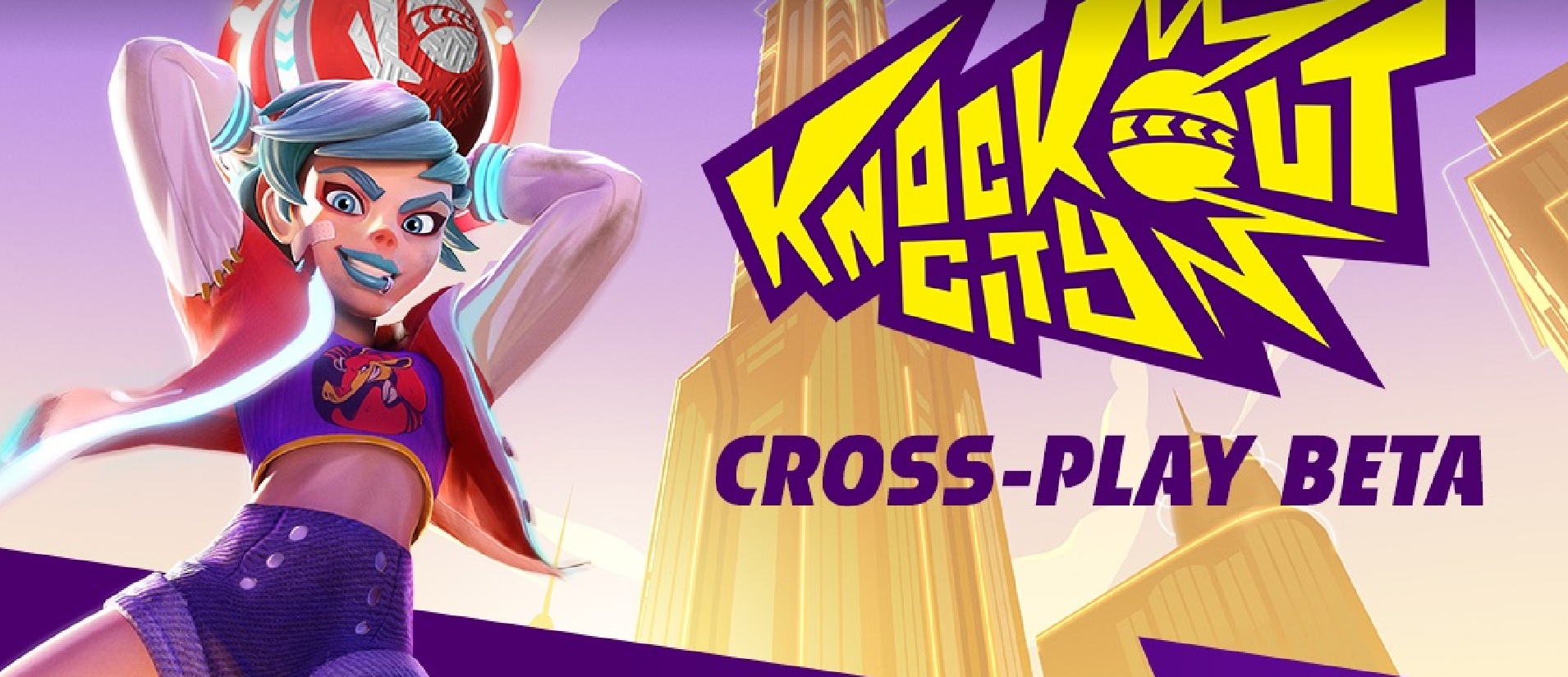 Knockout City Cross Play Beta Infographic