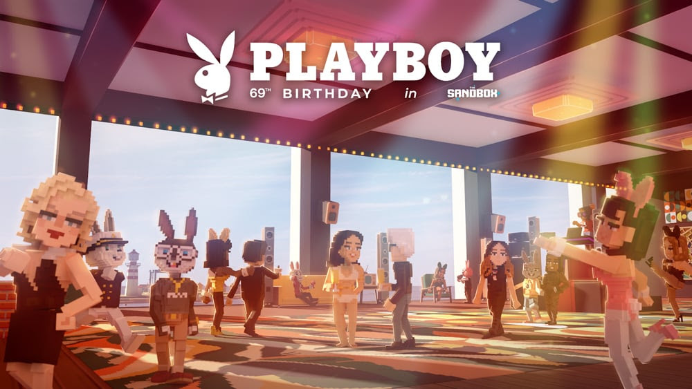 Playboy festeggia il 69esimo compleanno su The Sandbox