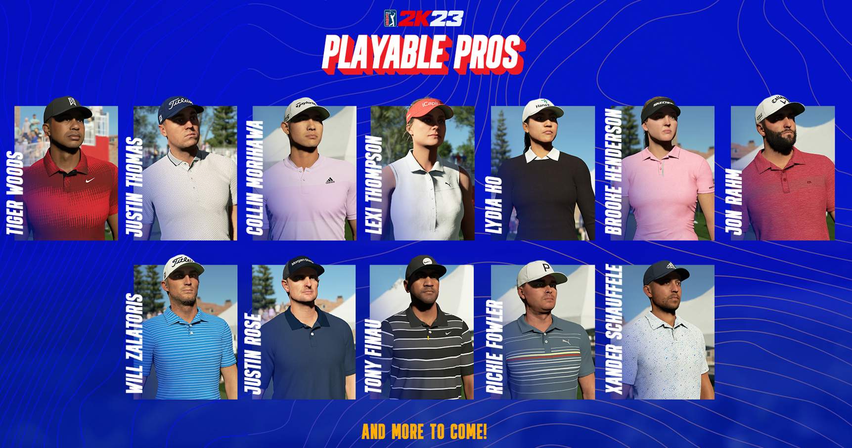 PGA TOUR 2K23 svela l’“Elite Roster” dei giocatori professionisti