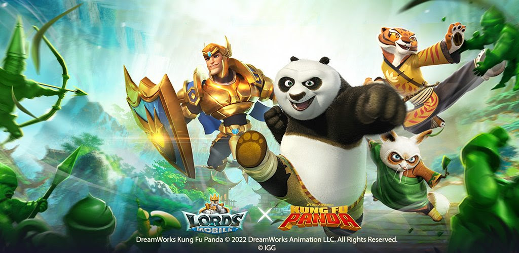 Lords Mobile da il benvenuto ai guerrieri di Kung Fu Panda