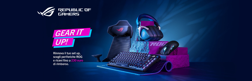 ASUS Republic of Gamers - promozioni dedicate ai gamer