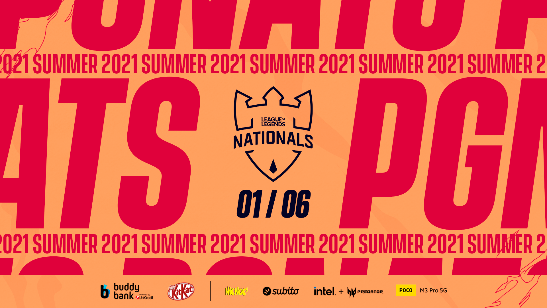 RITORNA IL PG NATIONALS SUMMER SPLIT 2021