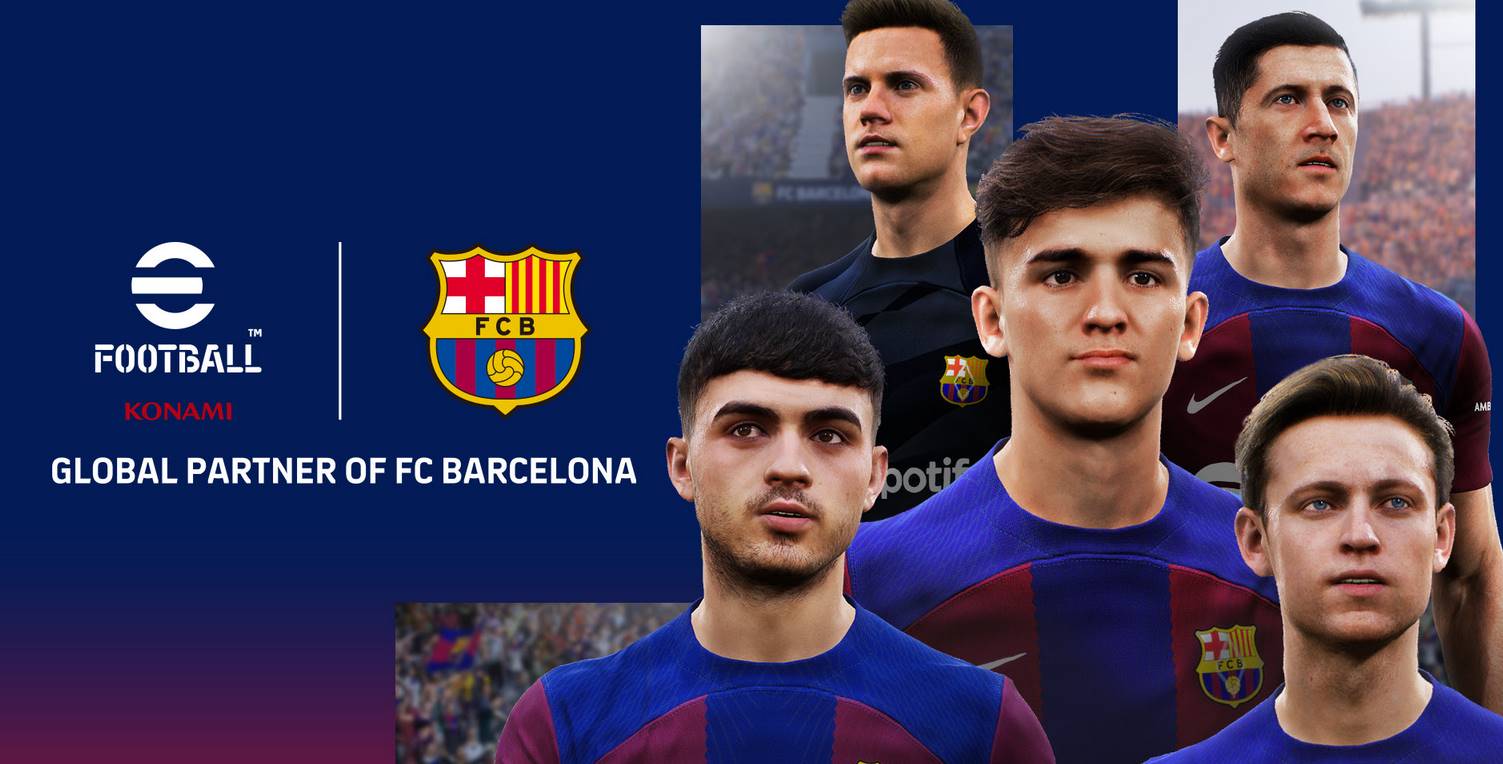 KONAMI rinnova la partnership con FC Barcelona