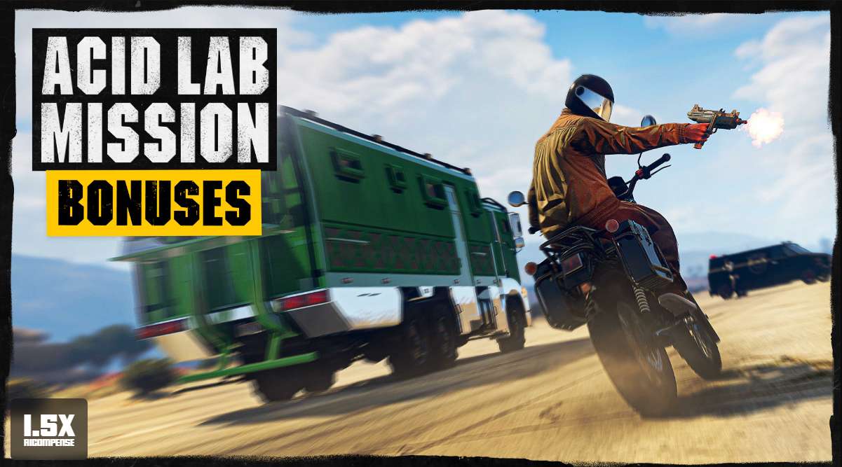 GTA Online: bonus sulle missioni di vendita e rifornimento Laboratorio di acidi