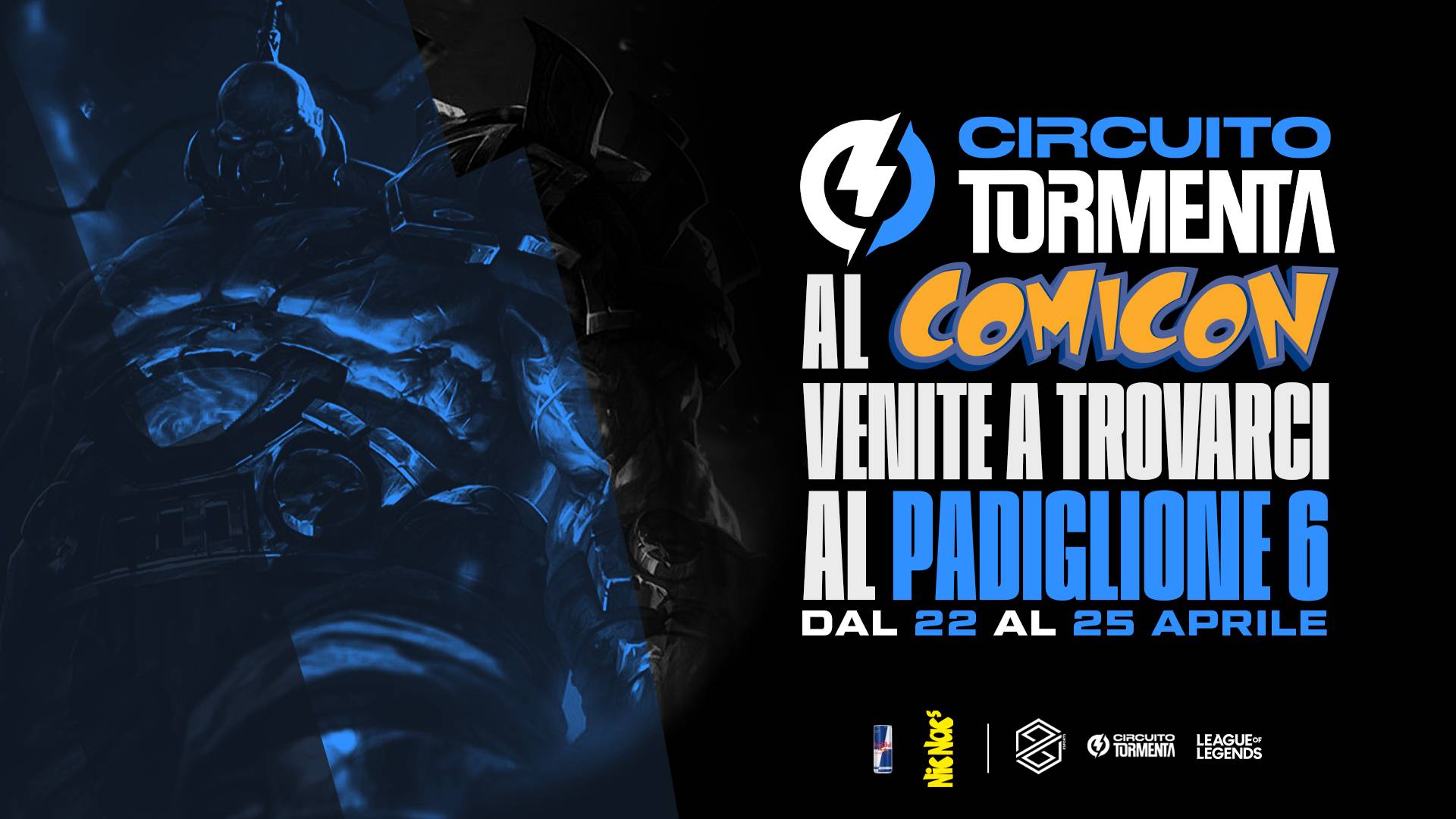 PG Esports protagonista al Napoli Comicon 2022 con Il Circuito Tormenta e il format “In My Shoes”