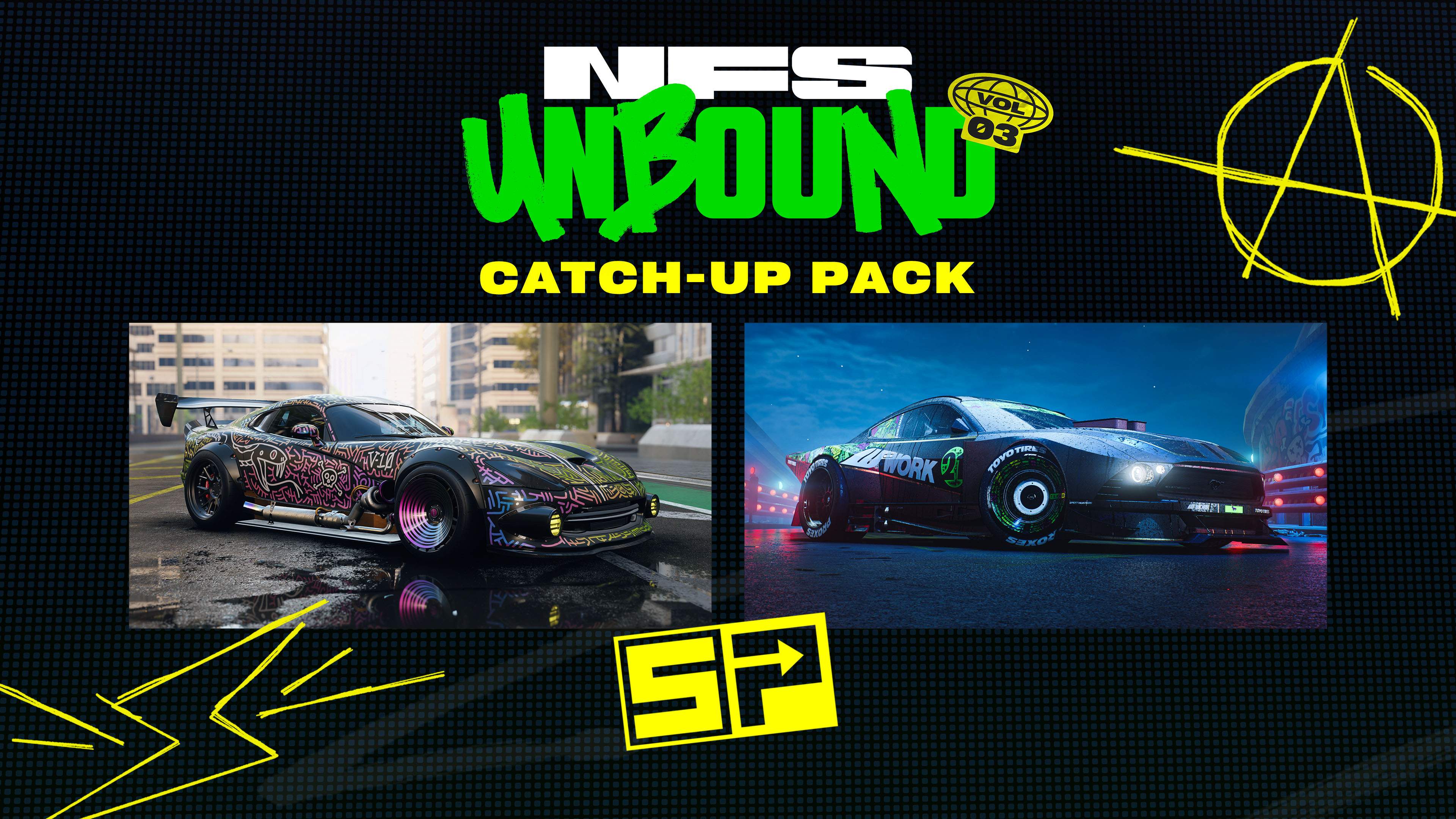 Tornate in pista con i Pacchetti Need for Speed Unbound Catch-Up 