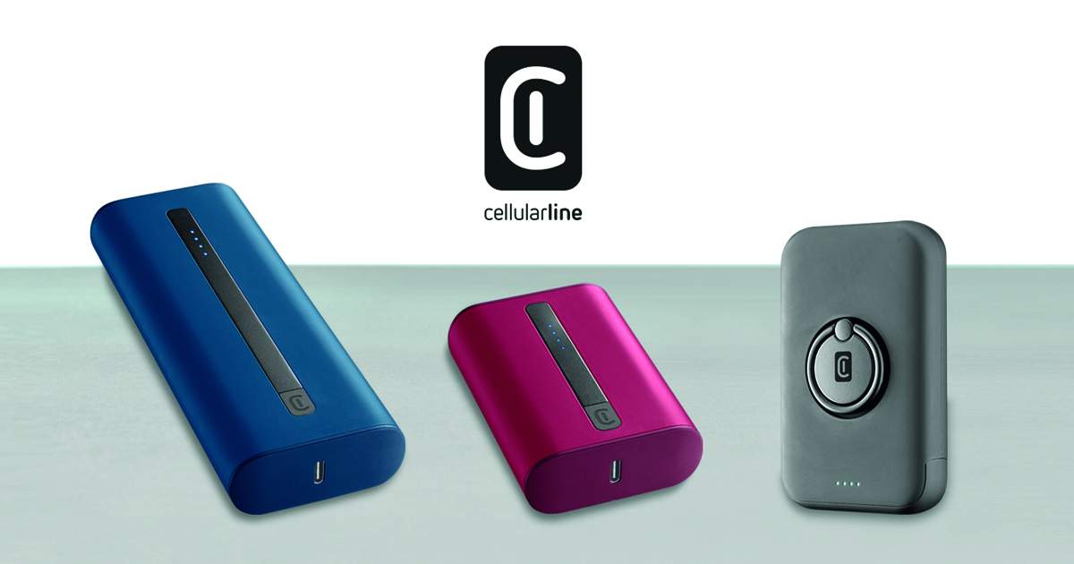 Cellularline - nuovi power bank super compatti 