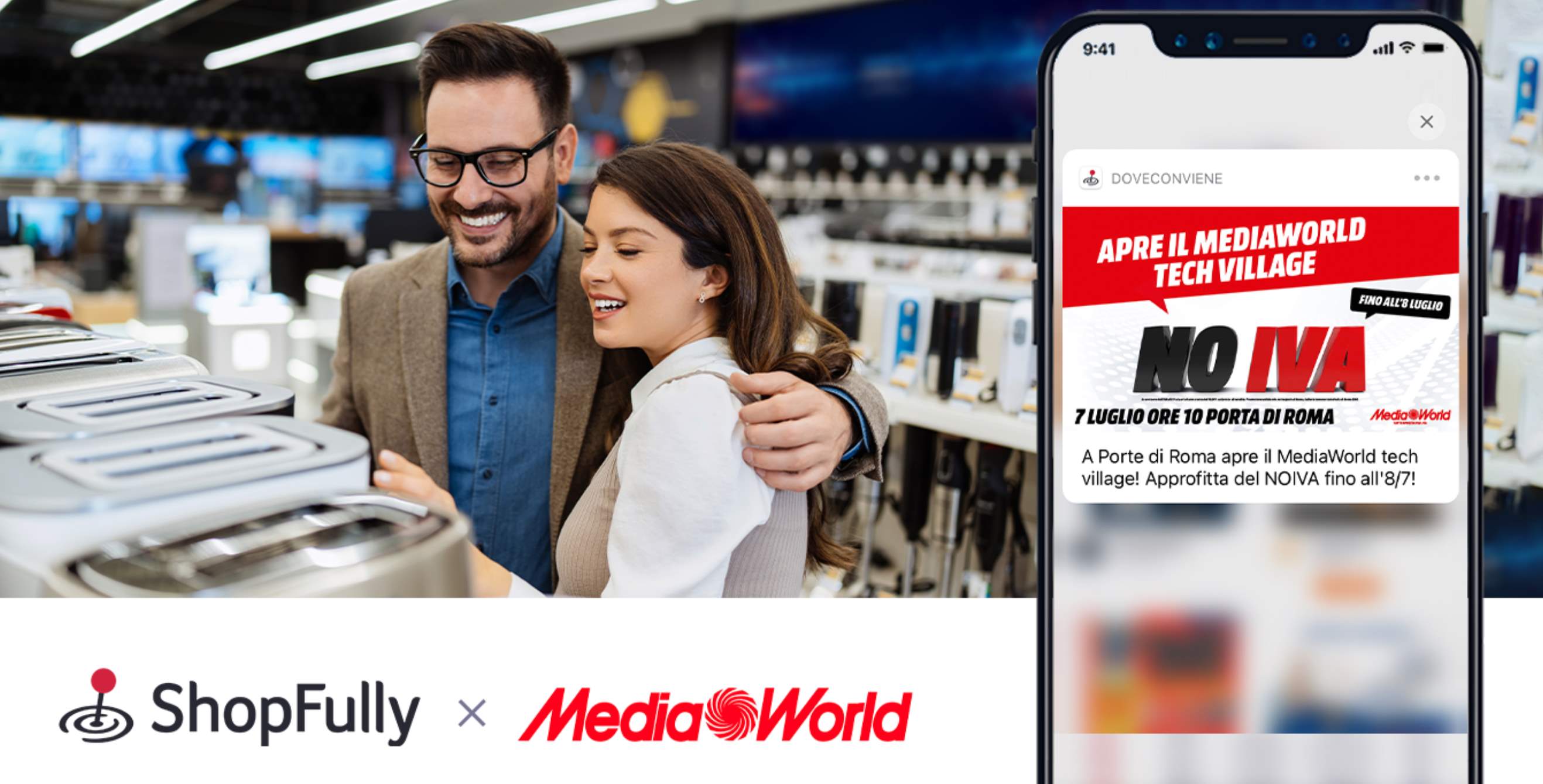 Mediaworld sceglie ShopFully per il Drive to Store 