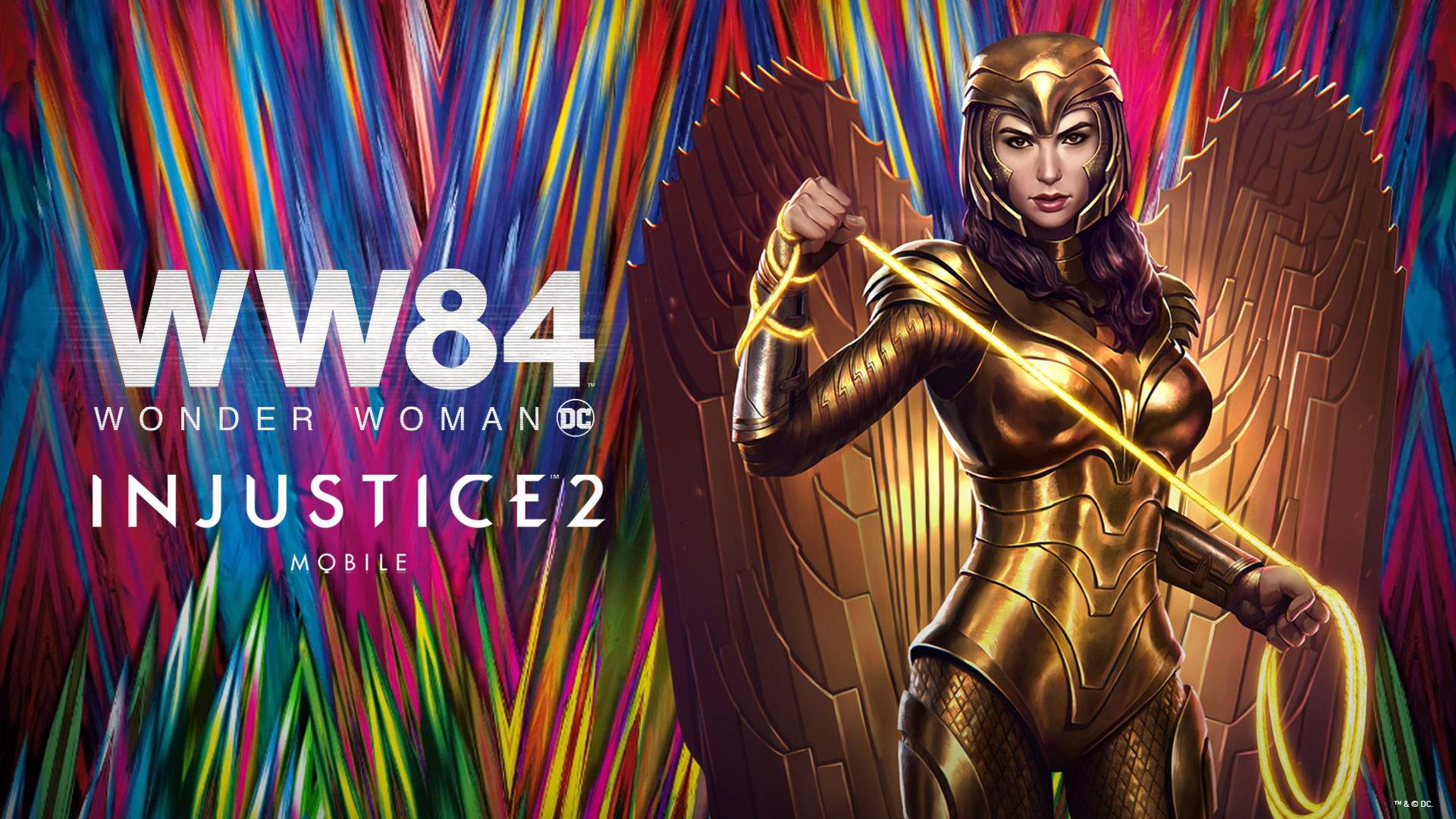 WB Games I Wonder Woman Armatura Dorata disponibile per mobile Injustice 2