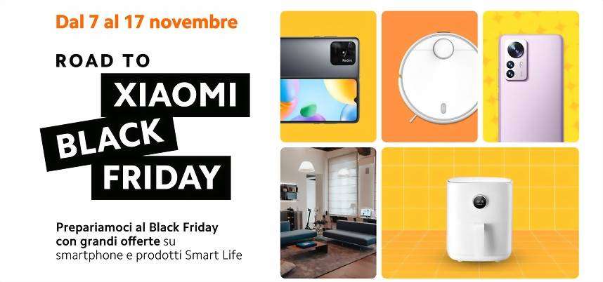 Black Friday Xiaomi: al via dieci giorni di sconti