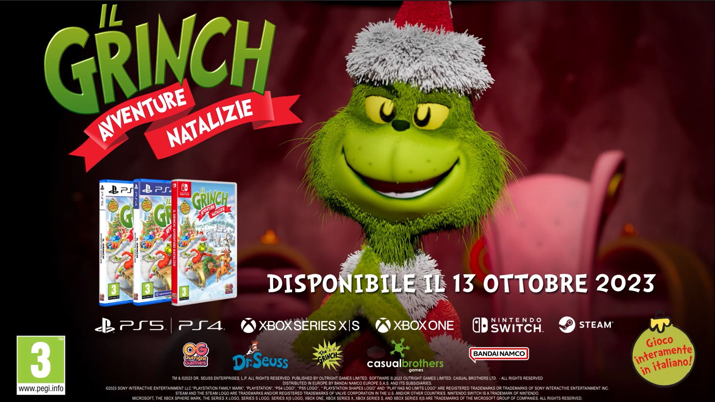 IL GRINCH TORNA A RUBARE IL NATALE IN UN NUOVO VIDEOGIOCO 