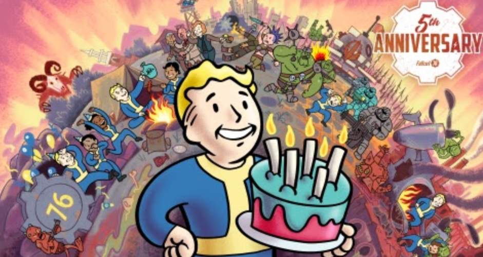 Fallout 76 festeggia il quinto anniversario 