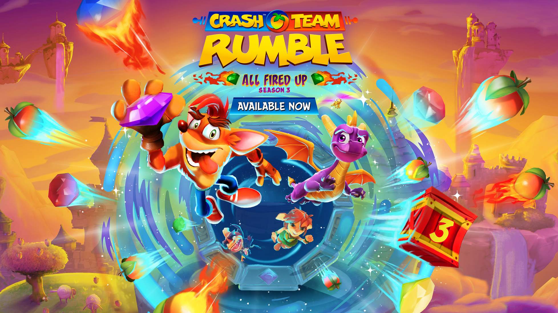 Spyro ed Elora arrivano nella Stagione 3 di Crash Team Rumble