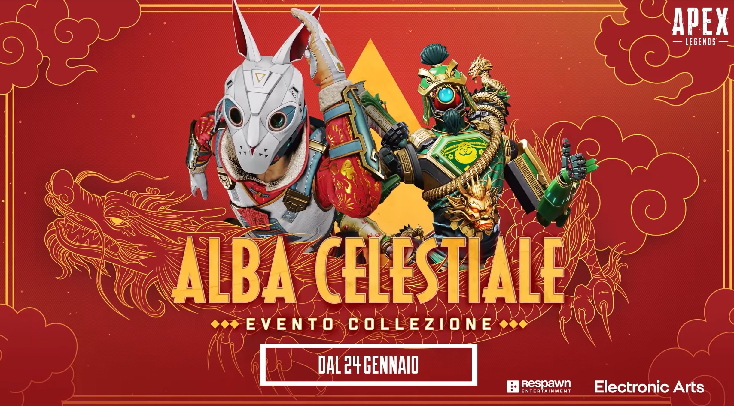 Apex Legends Evento Collezione Alba Celestiale al 24 gennaio al 7 febbraio
