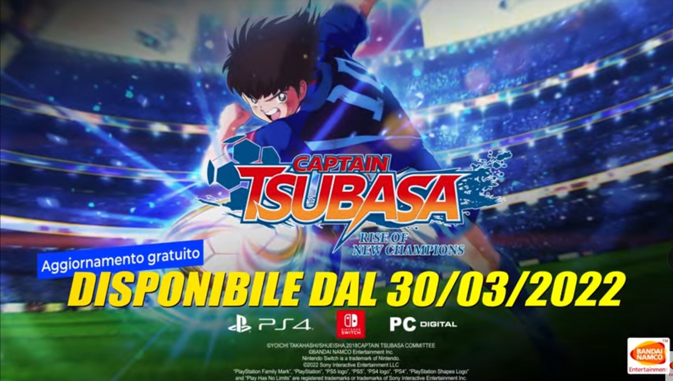 CAPTAIN TSUBASA: RISE OF NEW CHAMPIONS - Season Pass 2 e nuovi contenuti gratuiti