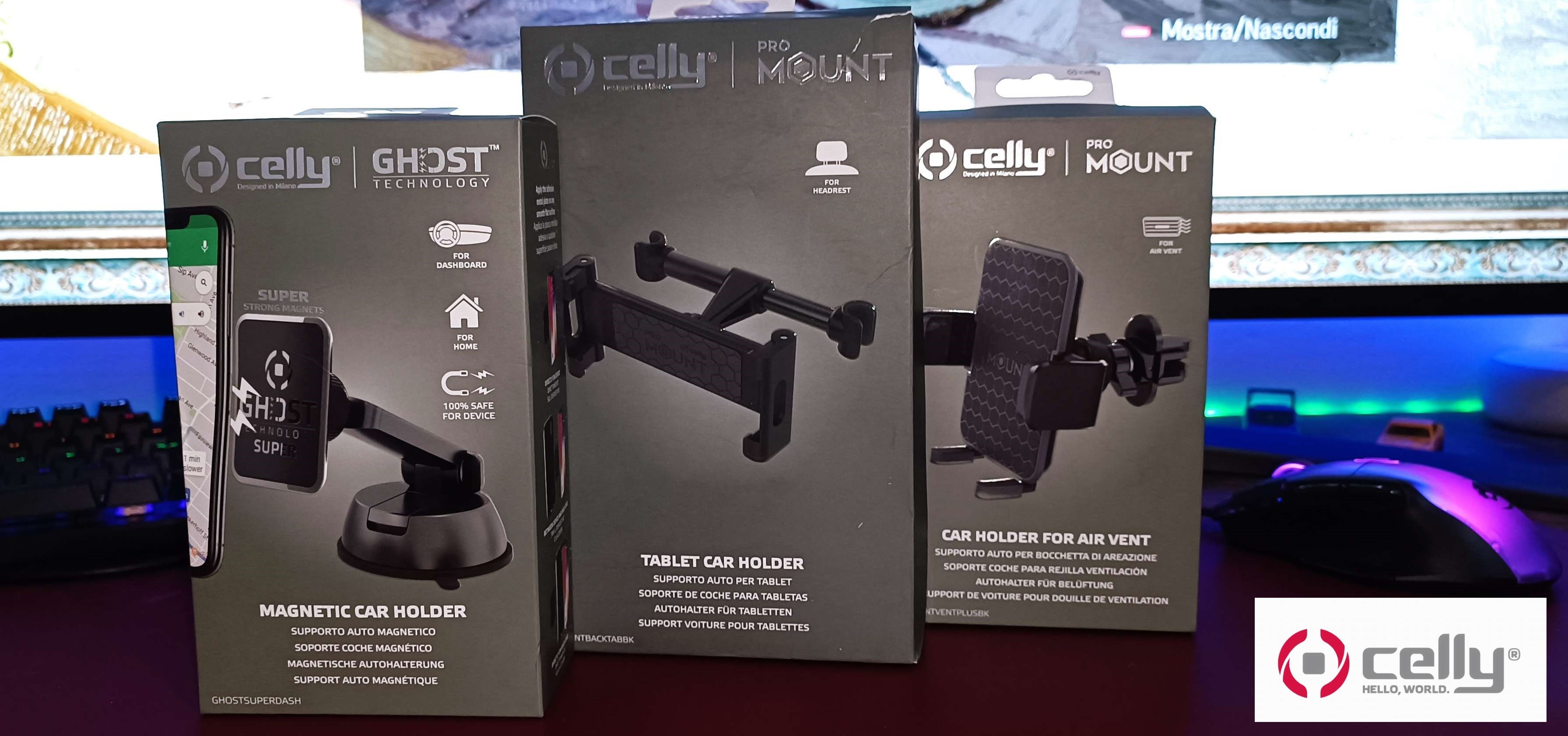 Celly - supporti per auto universali - Recensione