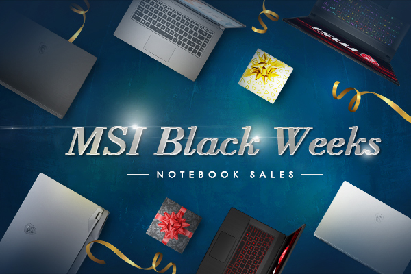 MSI Black Weeks: fino a 600 euro di sconto su selezione laptop