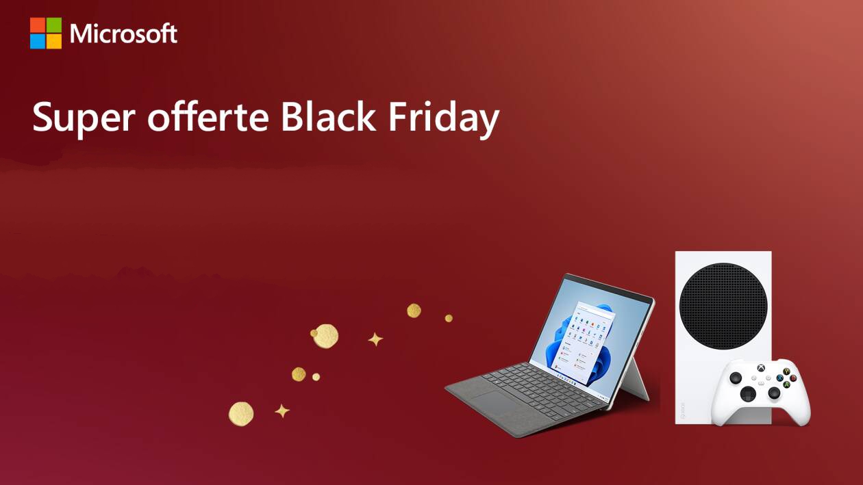 Black Friday 2022 - Microsoft Store offerte fino al fino al 75% su Surface e Xbox