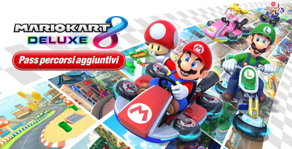 Mario Kart 8 Deluxe - il Pass percorsi aggiuntivi arriva il 12 luglio