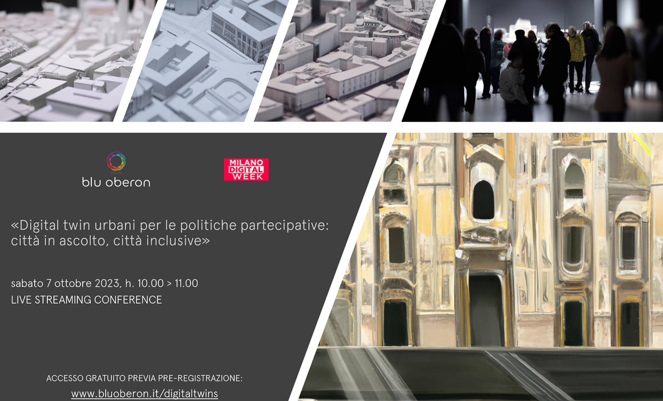 Blu Oberon alla Milano Digital Week per il Gemello Digitale 