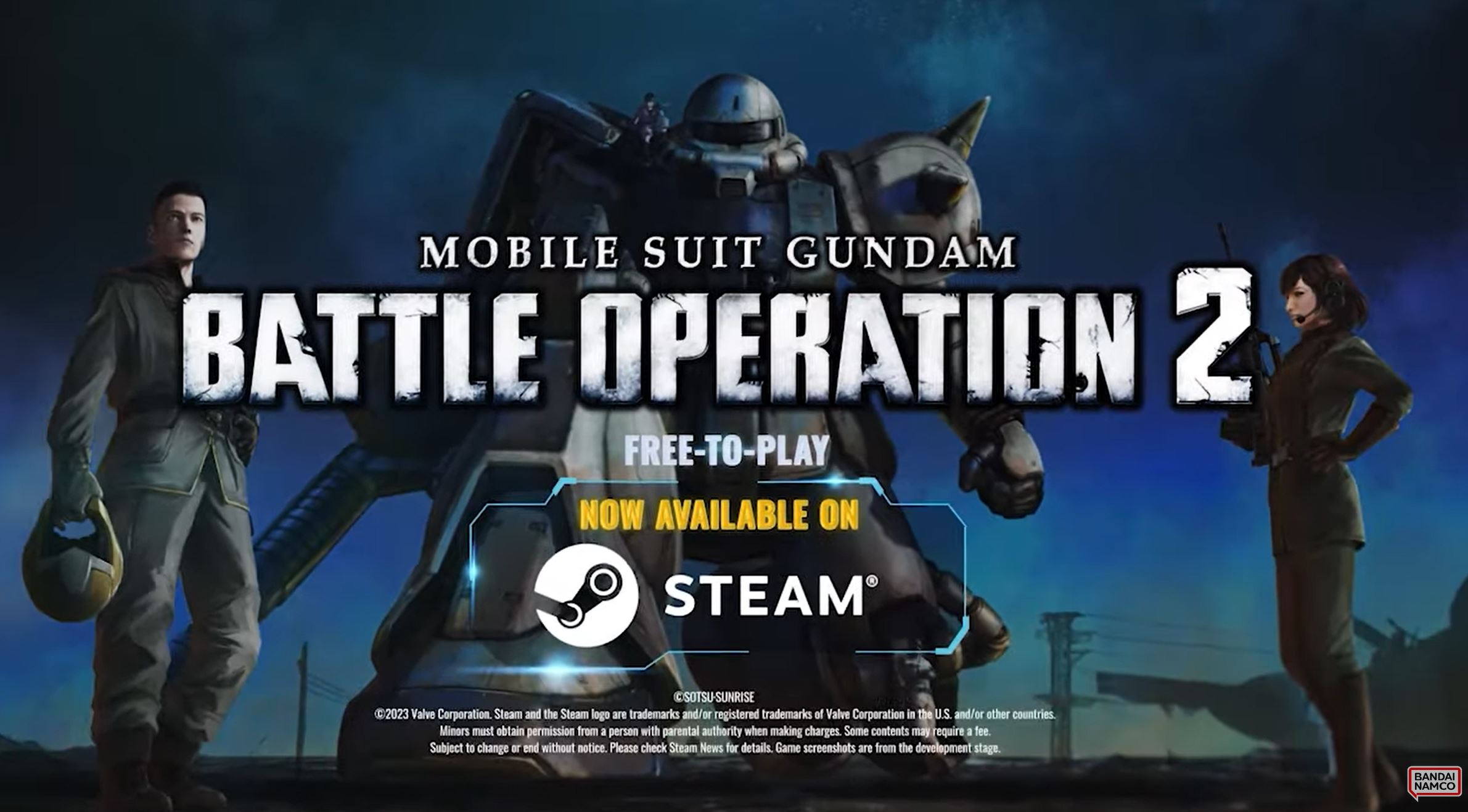 MOBILE SUIT GUNDAM BATTLE OPERATION 2 ARRIVA OGGI SU PC