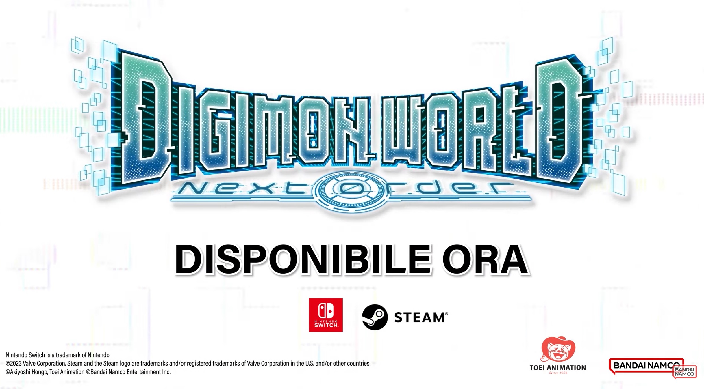DIGIMON WORLD: NEXT ORDER DISPONIBILE PER NINTENDO SWITCH E PC