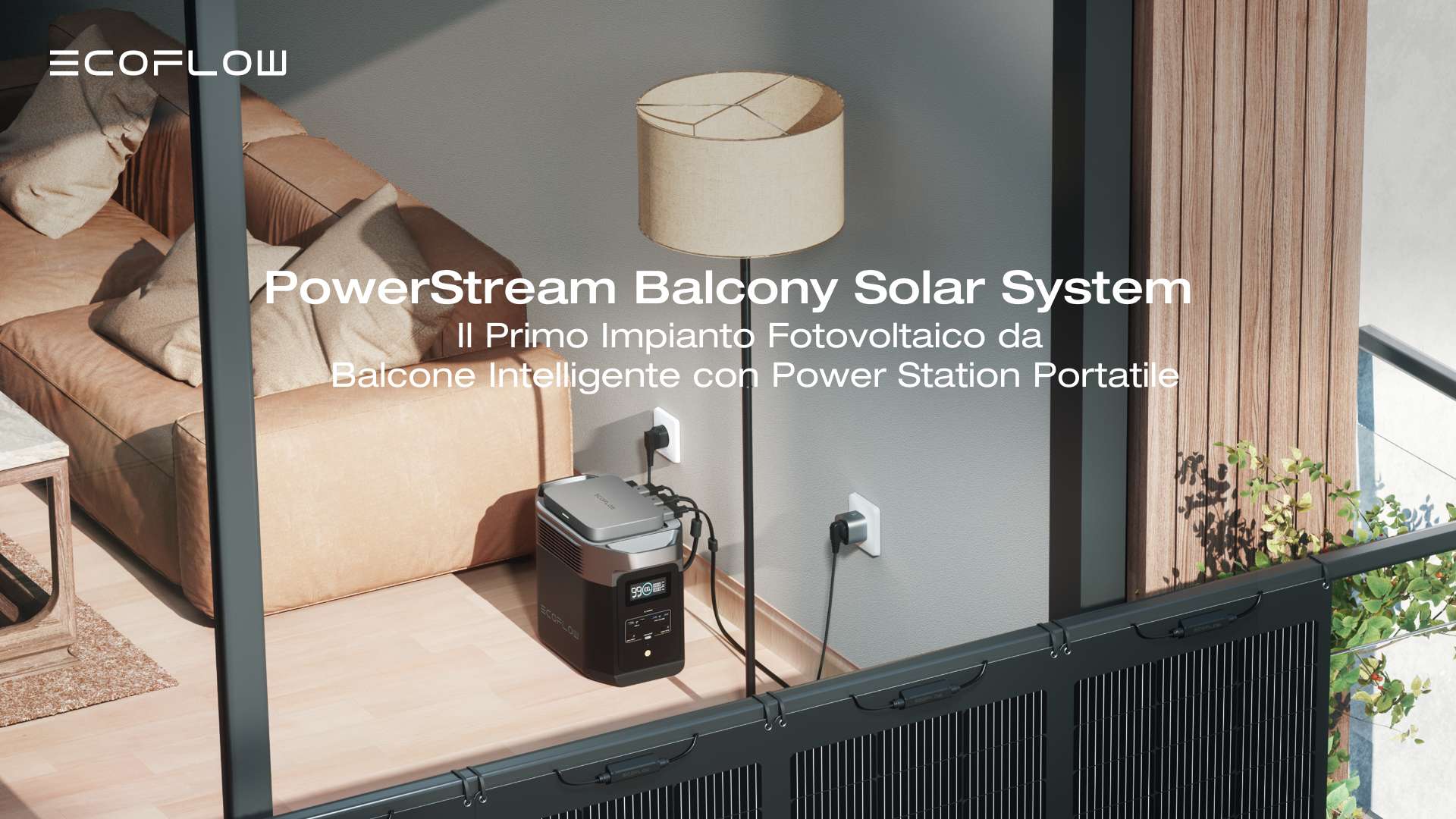 EcoFlow - offerta impianto fotovoltaico da balcone PowerStream