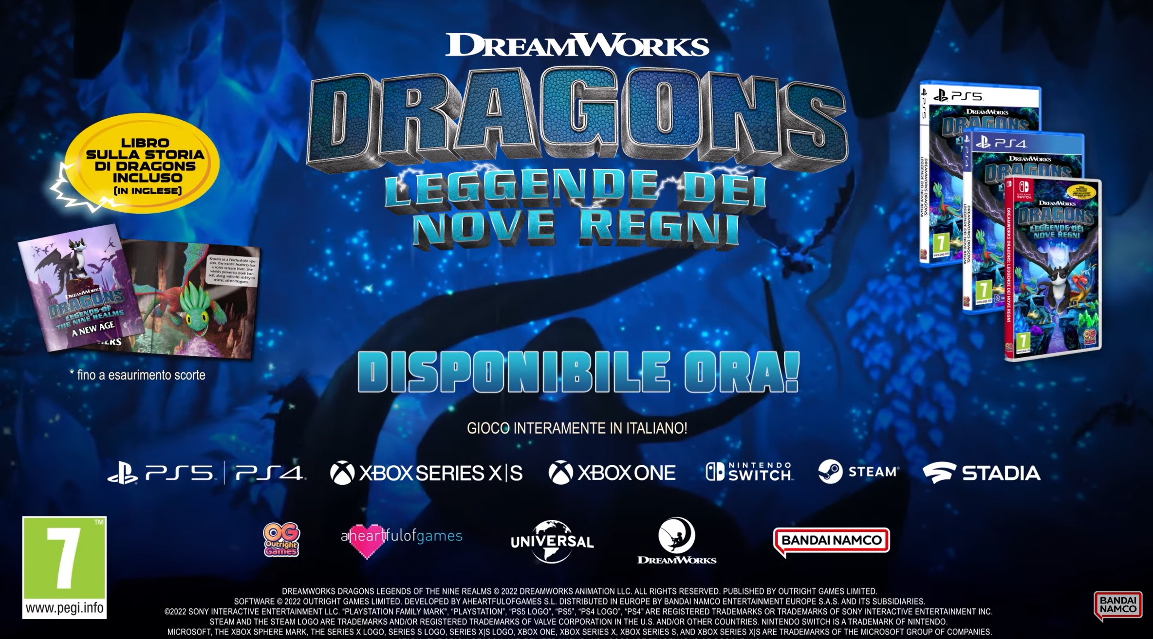 DreamWorks Dragons: Leggende dei Nove Regni disponibile