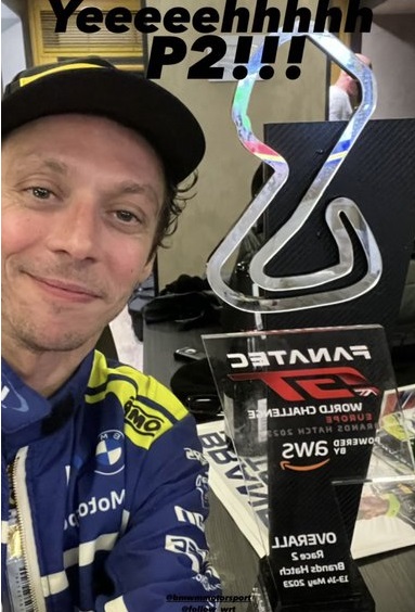 Valentino Rossi conquista il primo storico podio nel GT World Challenge a Brands Hatch