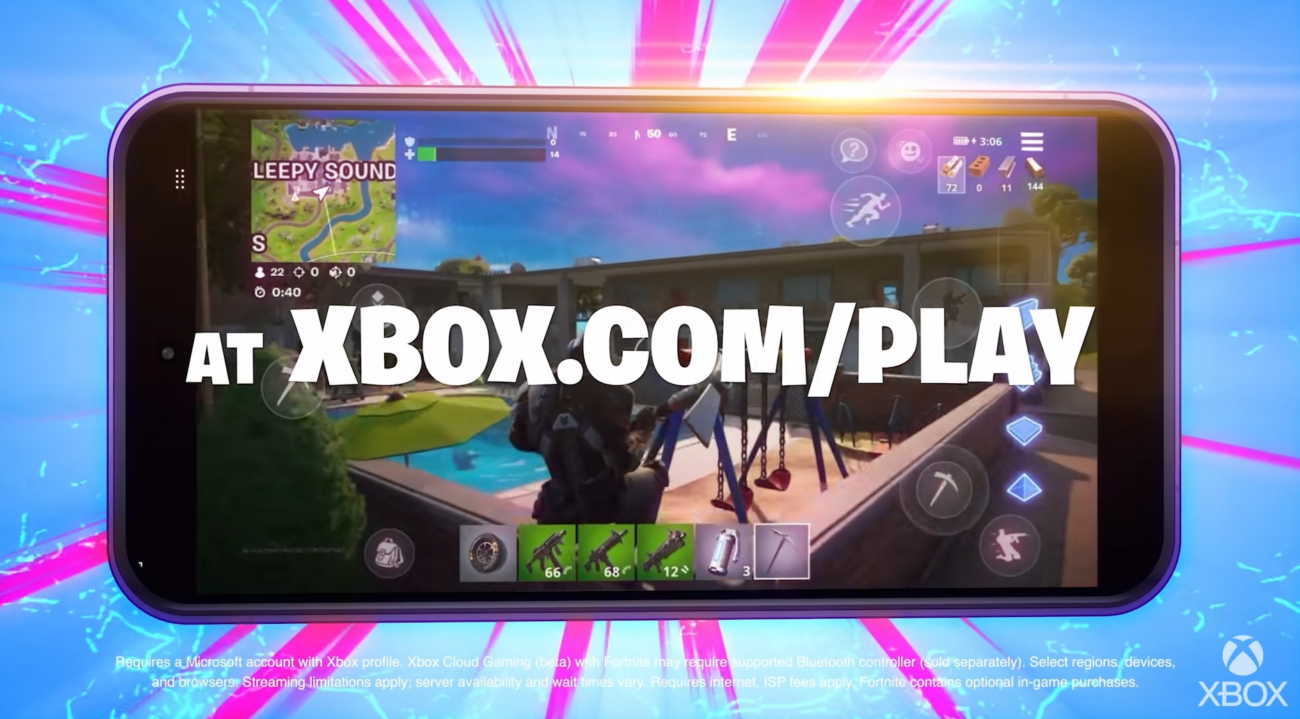 Fortnite disponibile gratuitamente da oggi su Xbox Cloud Gaming (Beta)