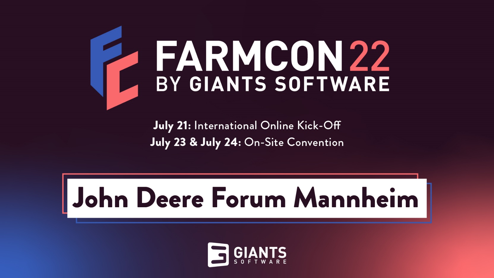 GIANTS SOFTWARE ANNUNCIA FARMCON 22