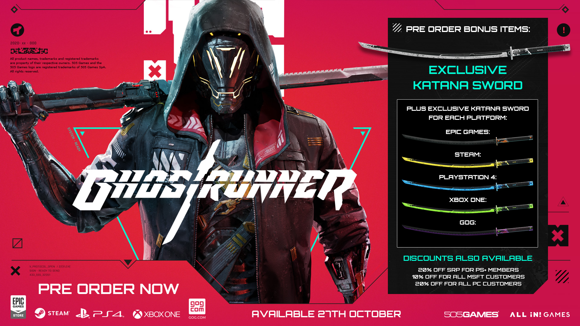 Ghostrunner - Disponibile una demo gratuita per console