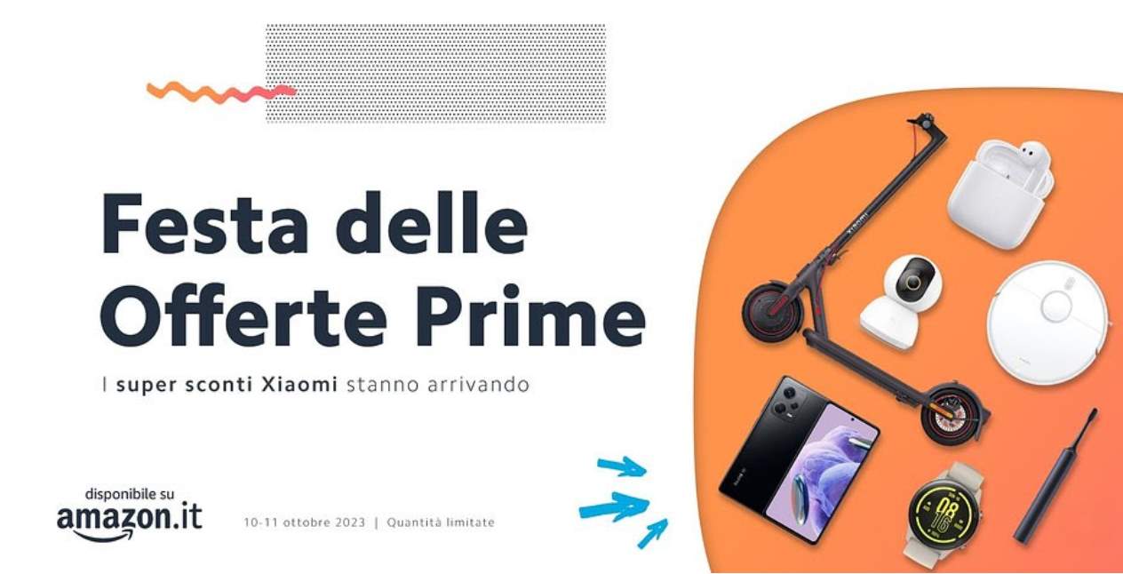 Al via le offerte Xiaomi per la Festa delle Offerte Prime