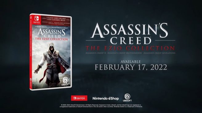 Assassin's Creed: The Ezio Collection arriva per Nintendo Switch