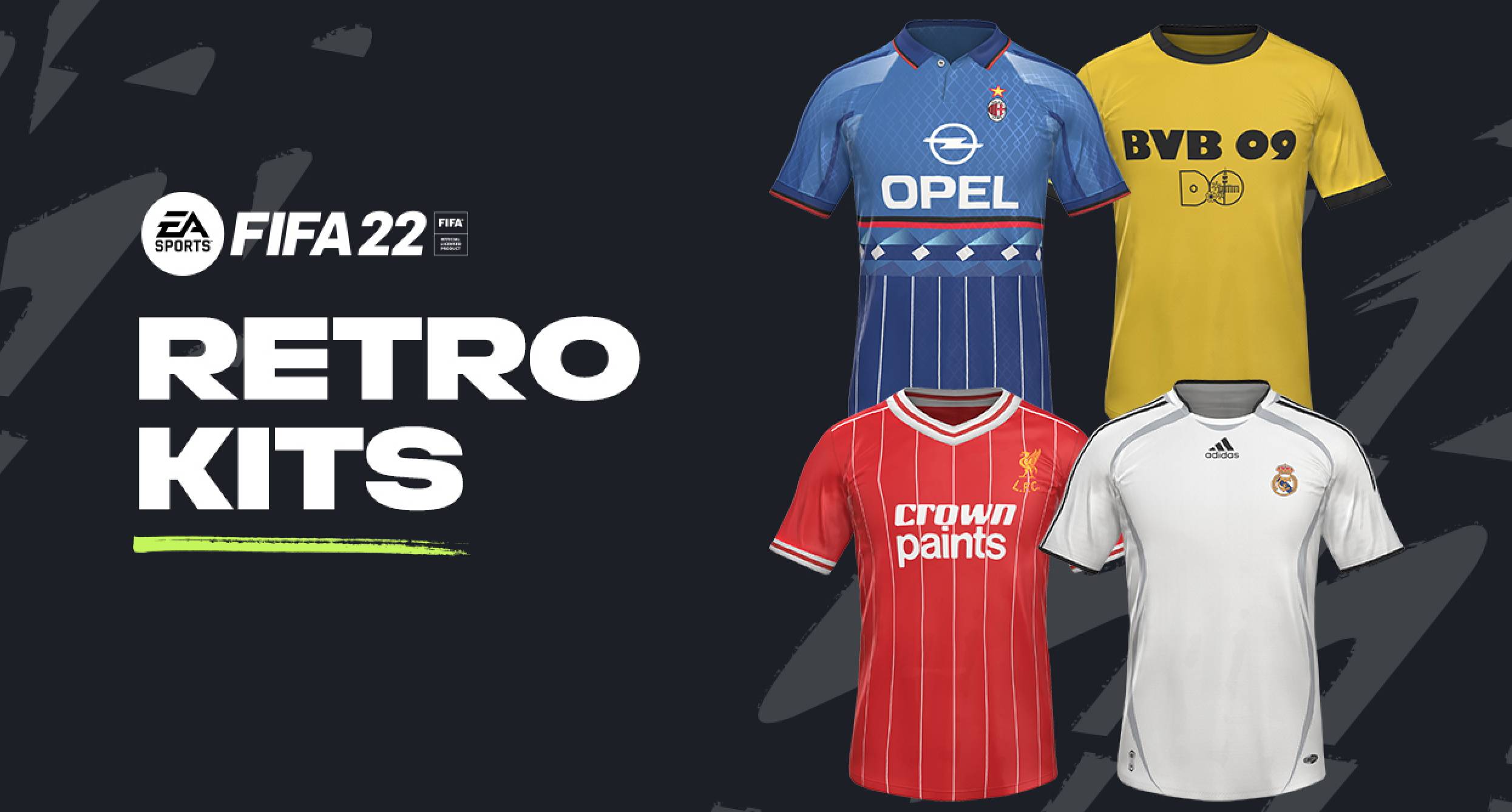 Nuovi Kit Retrò disponibili per FIFA 22 e VOLTA FOOTBALL