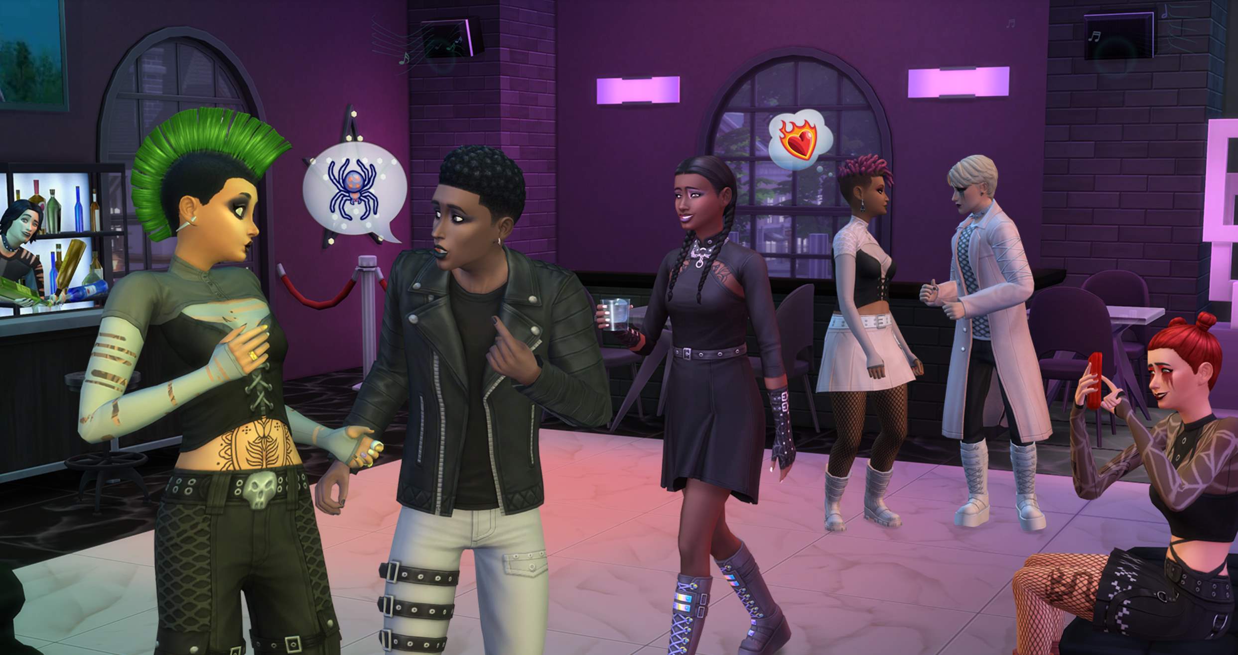The Sims 4 rivela i kit votati dalla comunità Castelli di Classe e Goth a Gogo