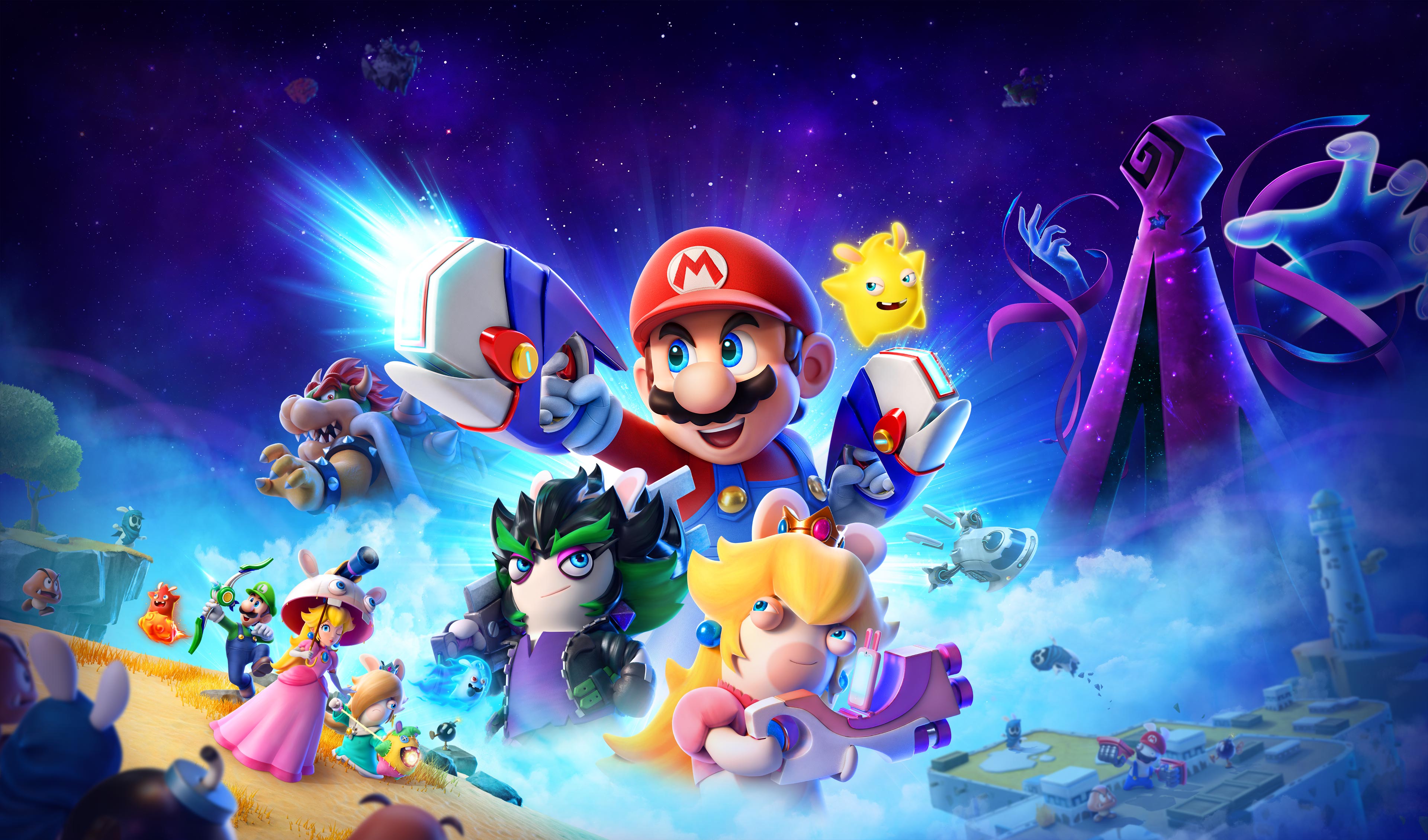 Super Mario e i Rabbids pronti a salvare la galassia su Nintendo Switch