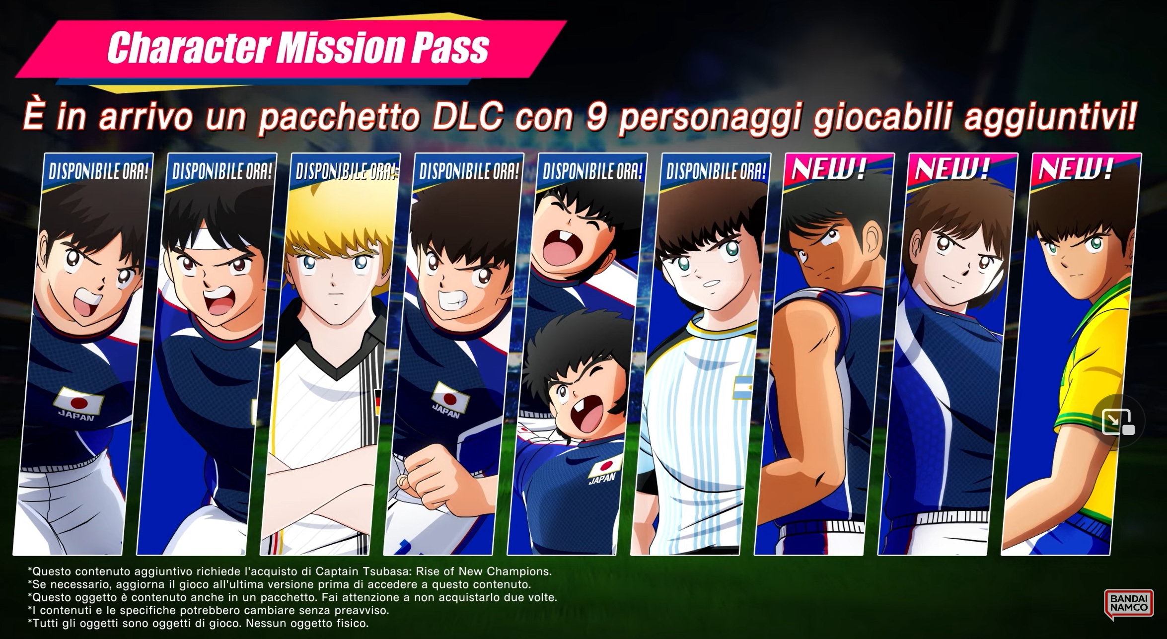 Il DLC EPISODE: RISING STARS 3 di CAPTAIN TSUBASA è disponibile