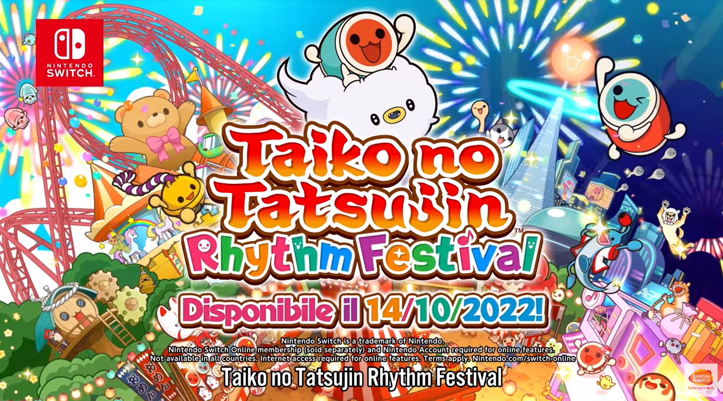Taiko no Tatsujin Rhythm Festival arriva il 14 ottobre