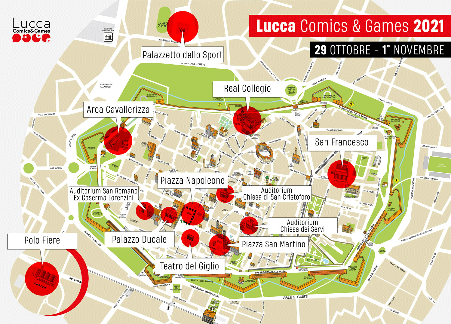 Lucca Comics & Games torna in presenza per l