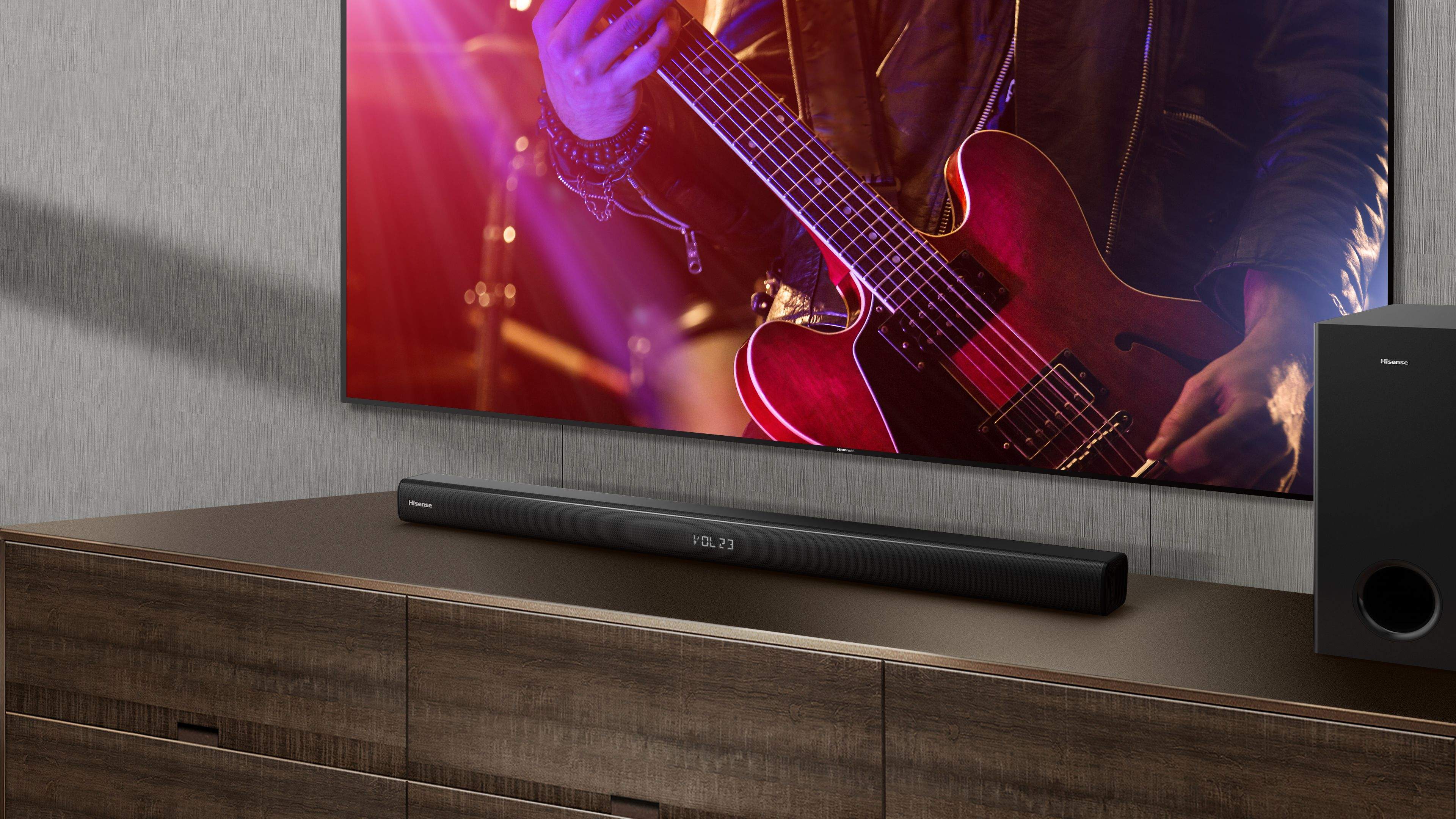 Hisense cattura il suono con la nuova Soundbar HS218